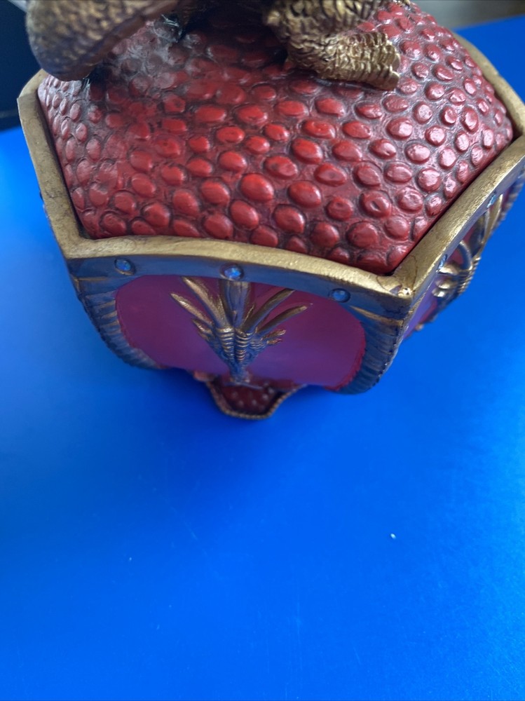 Dragon Urn Plastic Night Light With On & Off Switch With Rhinestones Used
