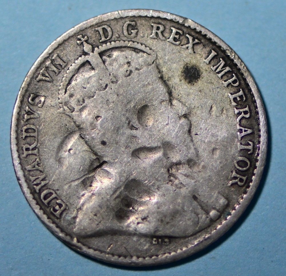 1908 Newfoundland Silver 5 Cents