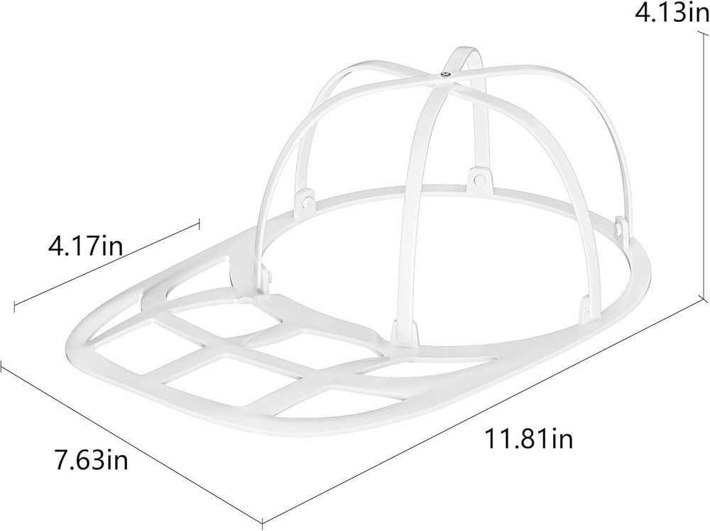 LONGD Baseball Cap Washer Cage - Sturdy Frame Select Size, Color