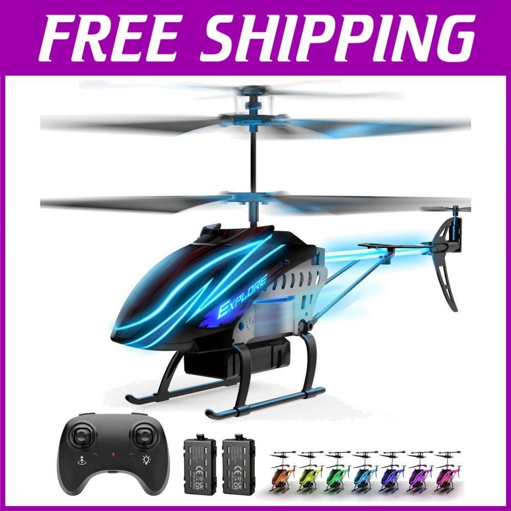 Remote Control Helicopter with Altitude Hold, 2 Batteries