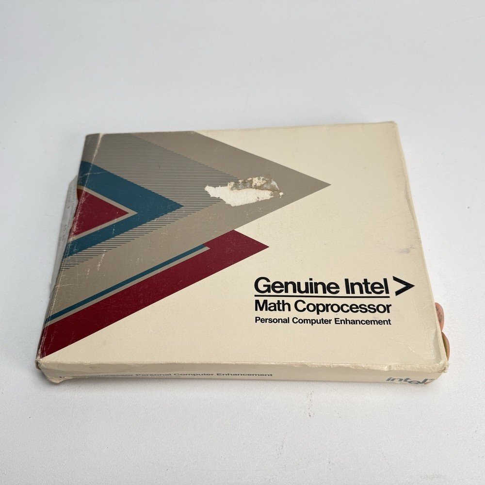 Intel Math Coprocessor For Vintage IBM PC AT And Compatible