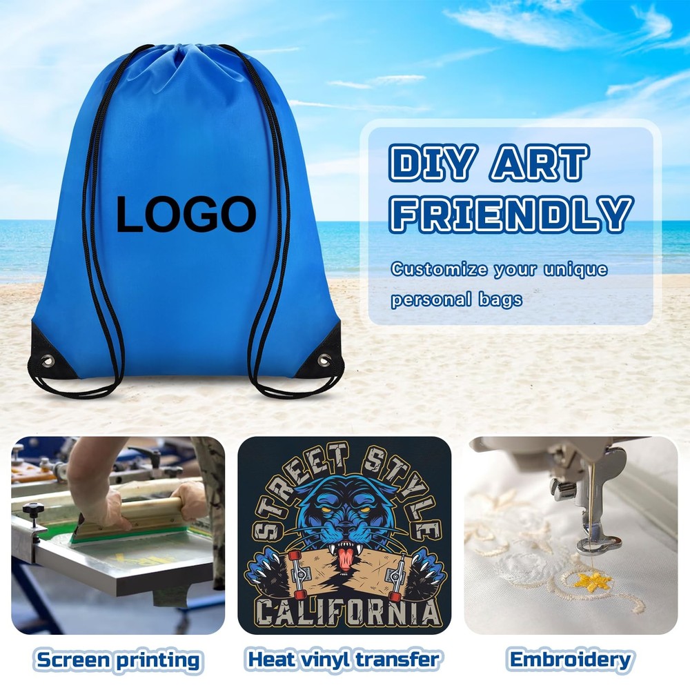 Grneric Drawstring Backpack Bulk 42 Pcs String 42, 14 Colors