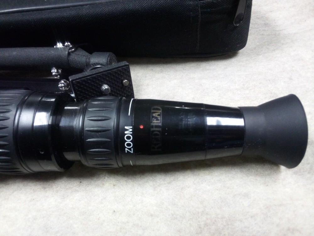 Redhead spotting scope