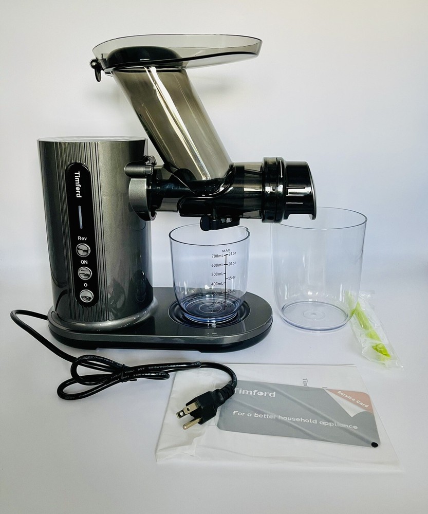 Juicer Machine Masticating Juicing Veggie Fruit Extractor Cold Press 2Speed Mode