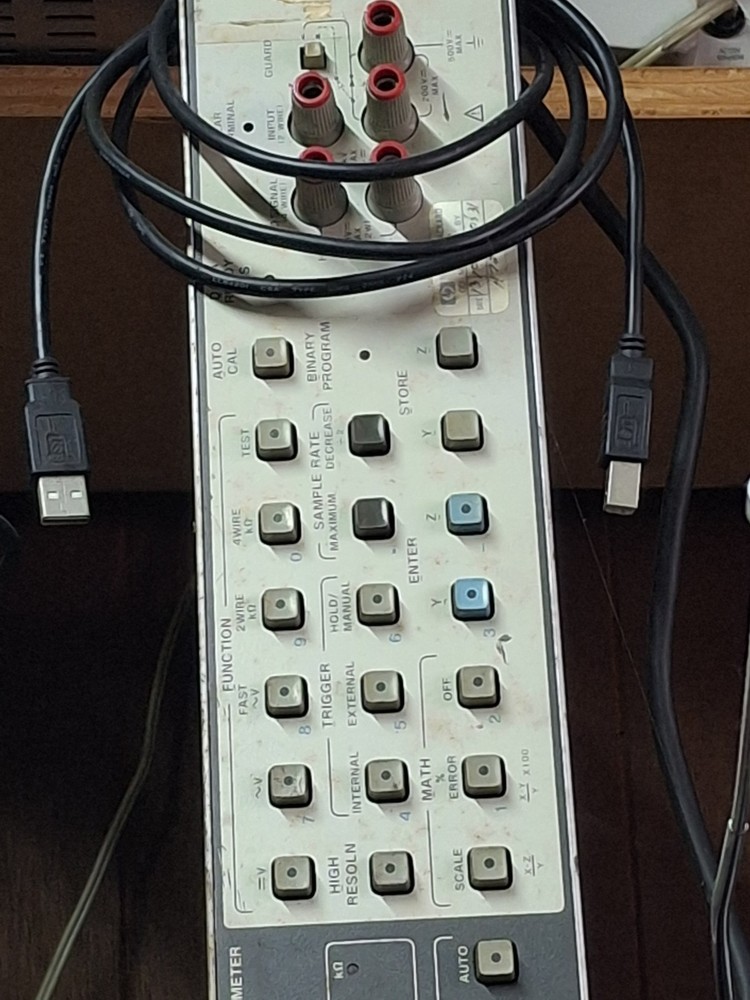 HP 3455 DIGITAL VOLTMETER 2 Wire 4 Wire Ohm