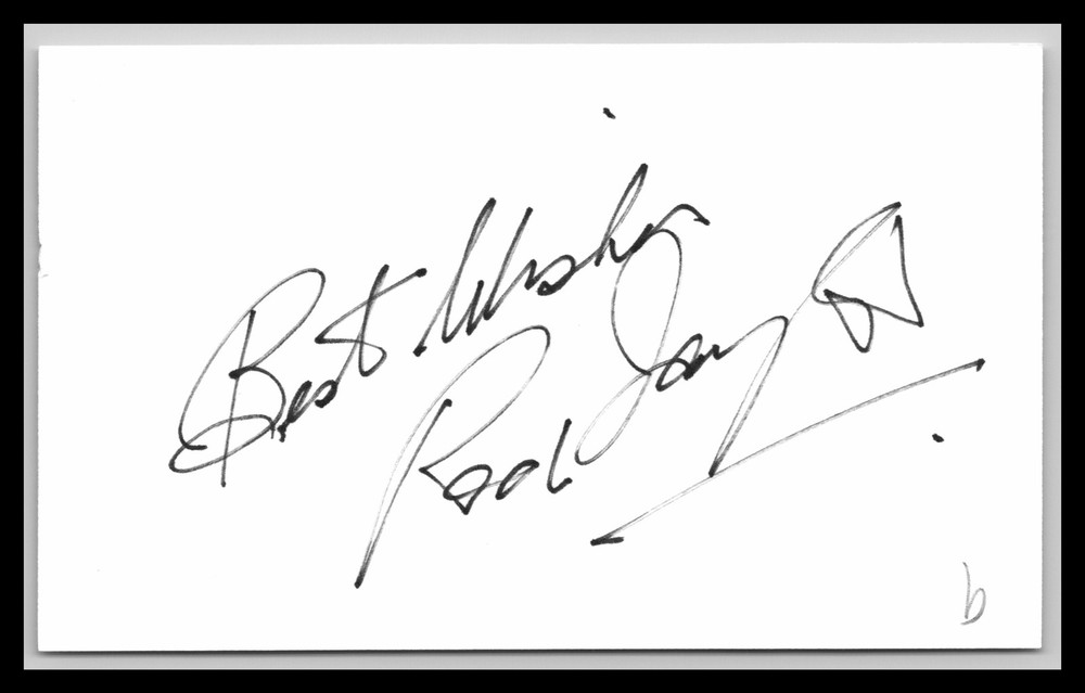 Rod Taylor - 3x5 Card - Signed | Autograph (b)
