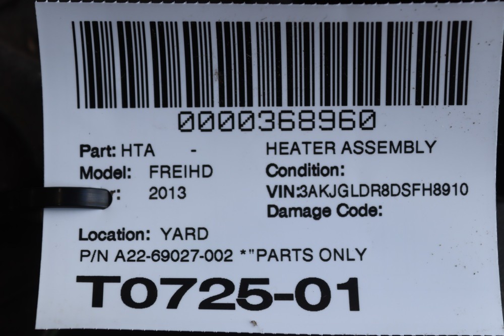 2008-2017 FREIGHTLINER CASCADIA 125 PARKSMART SPLIT HVAC CLIMATE SYSTEM UNIT OEM