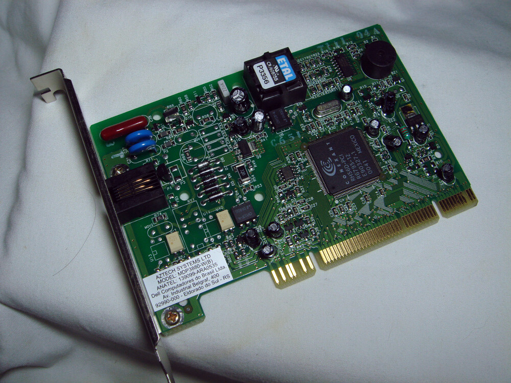 Aztech Systems Internal PCI 56K Data Fax/Modem (MDP3880-W(b))