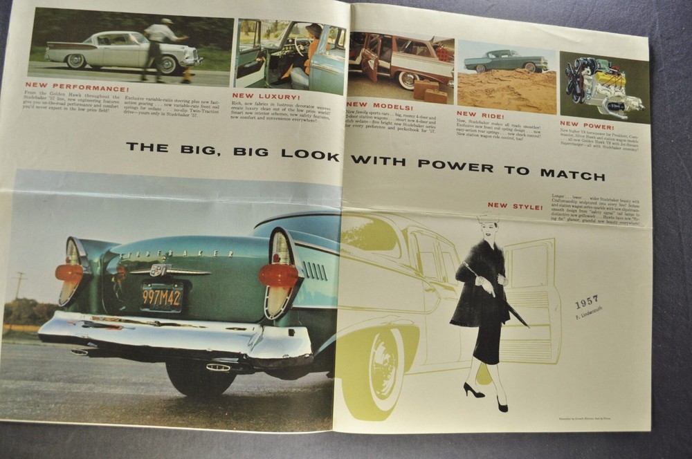 1957 Studebaker Brochure Hawk Commander Champion President Wagon Original 57