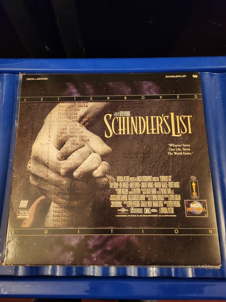 Schindler's List Laserdisc