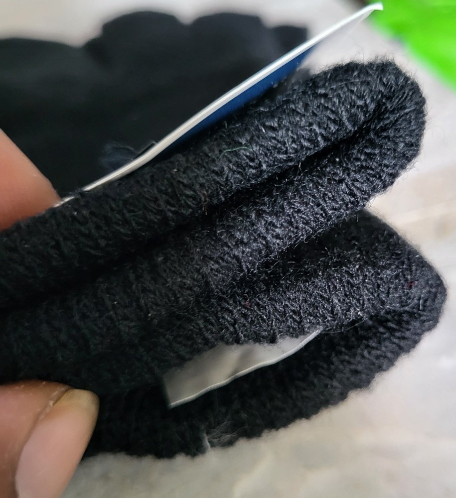 West Loop Black Texting Gloves One Size Fits Most