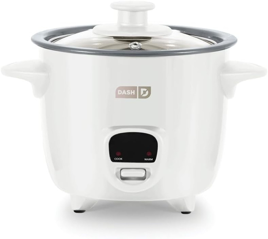 Mini Ceramic Rice Cooker - Designed for Single-Serve Cooking - Compact Rice Cook