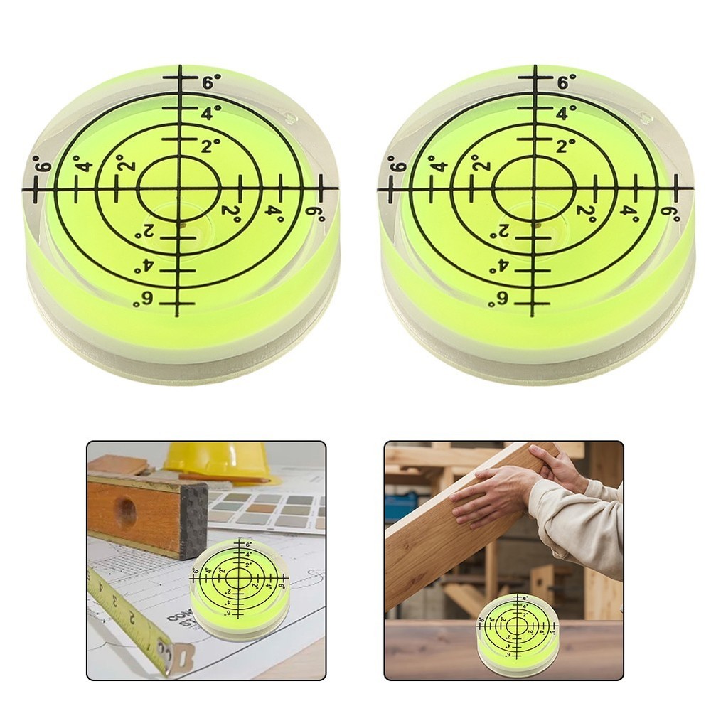 32mm Bubble Level Accurate Measurement Tool for Professional Use 2 Pack