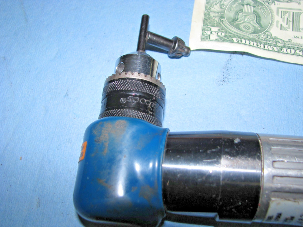 Cornwell Tools 3/8” Reversible Right Angle Air Drill with Head Boot CAT375RA 2D