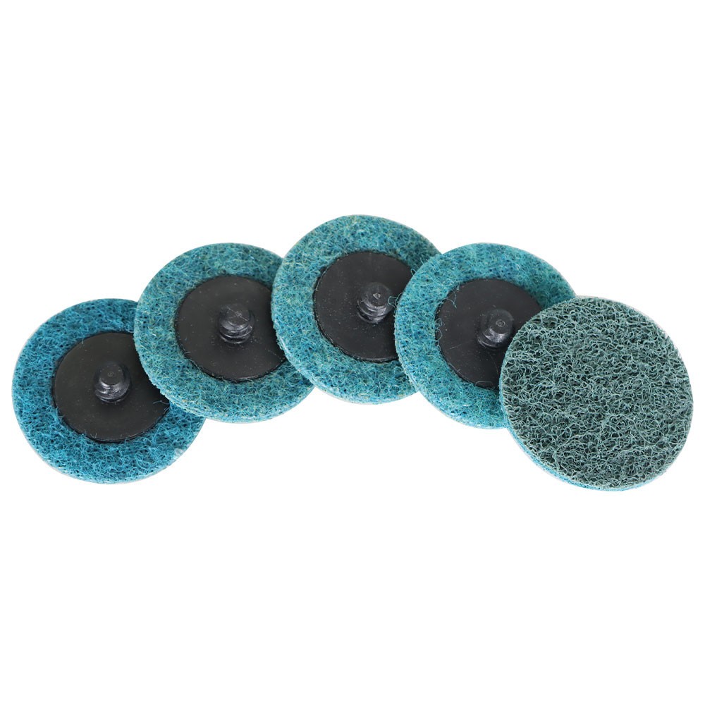50 Pack 2 Inch Fine Surface Conditioning Discs Roll Lock Grinder Sanding Pads