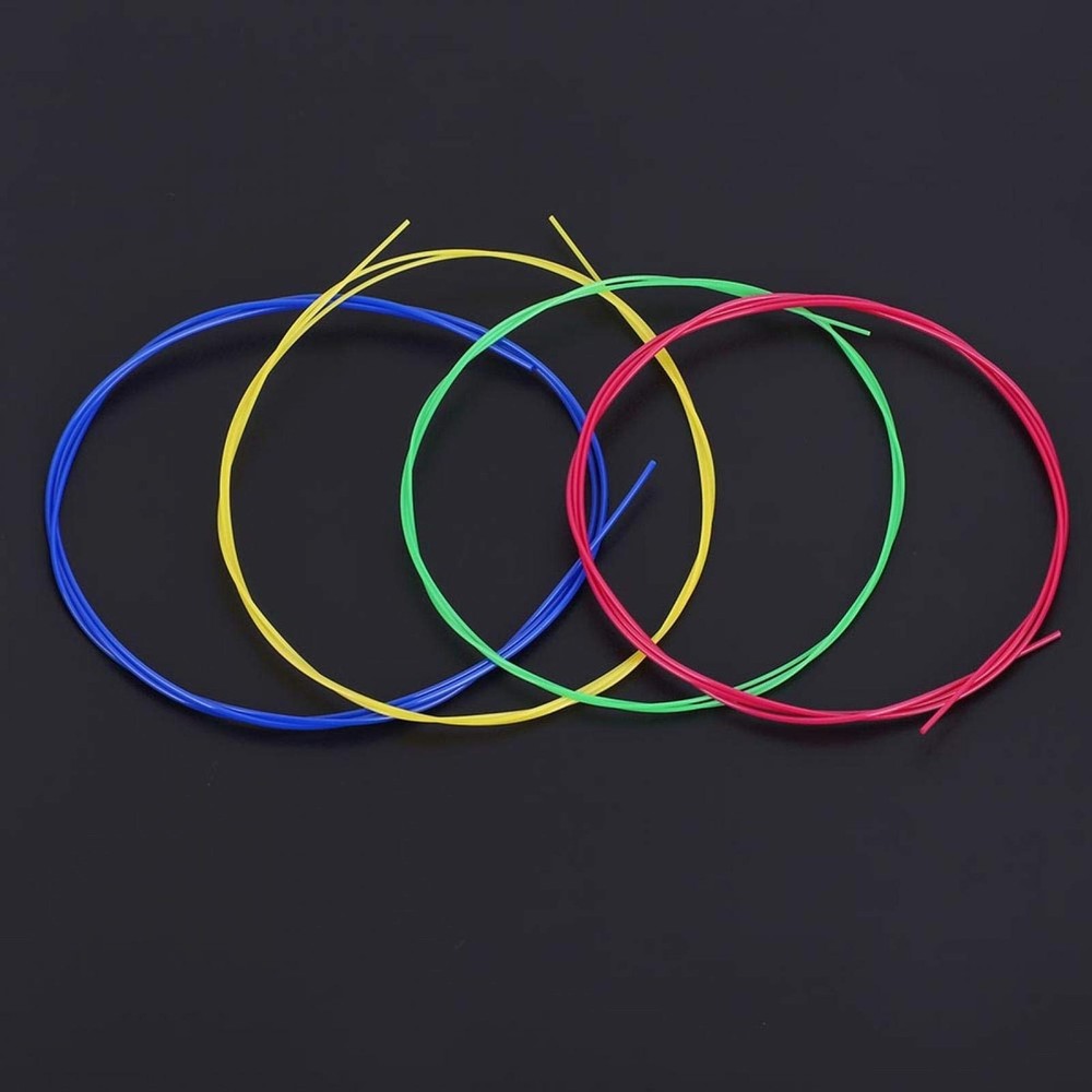 Ukulele Strings Set,4pcs/Set Colorful Nylon Strings Replacement Part Accessor...