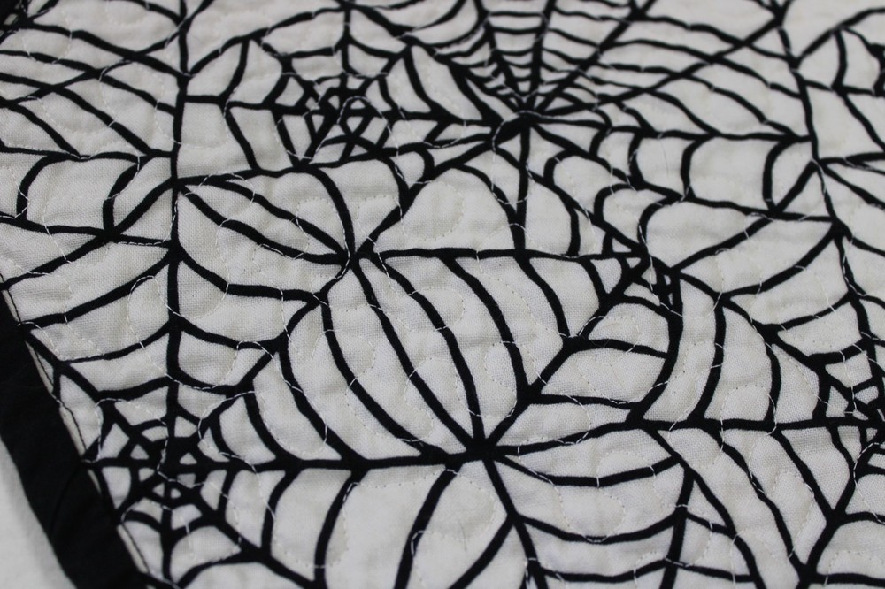 Finished Table Runner - Machine Quilted - Halloween - 12"x33"