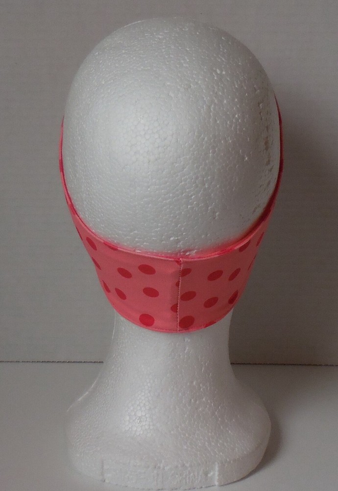Nike Fury Headband Dot Pattern Women Sunblush/Daring Red