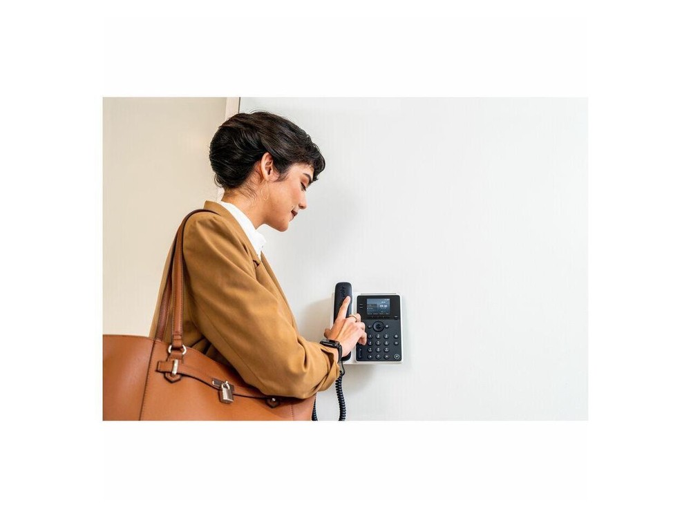 HP Poly Edge E100 IP Phone Corded - Desktop, Wall Mountable | 82M86AA