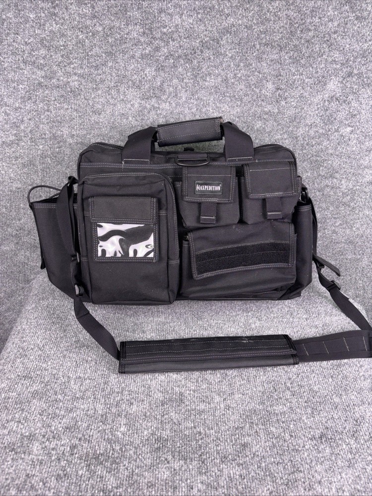 Maxpedition Operator Tactical Laptop Case w / Adjustable Strap Black