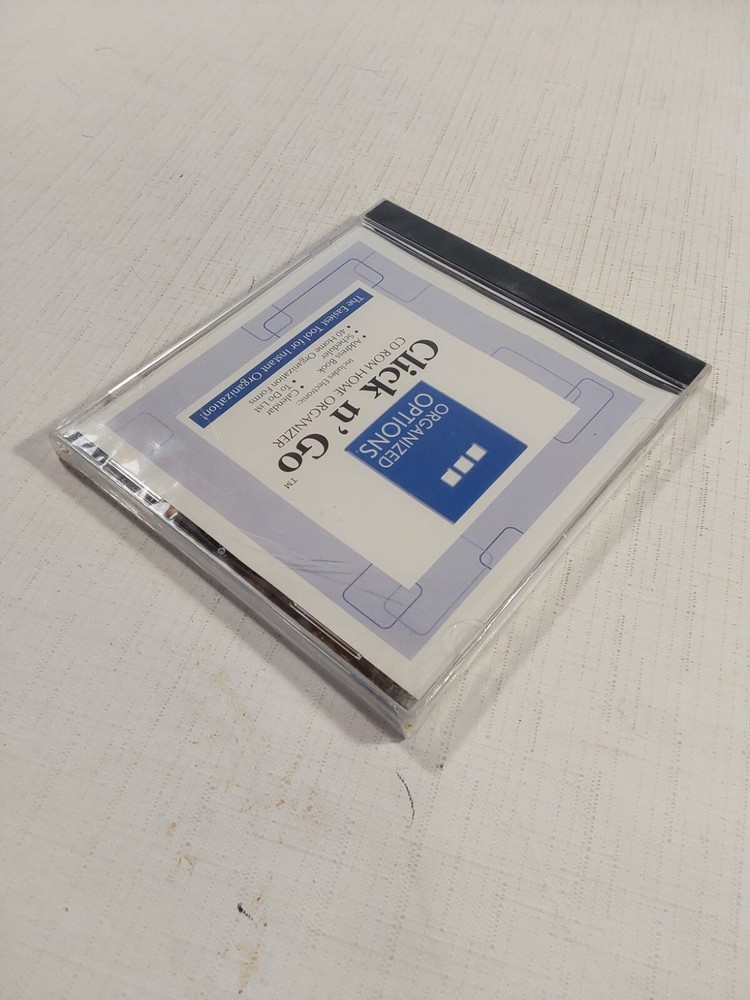 Organized Options Click n’ Go CD ROM Home Organizer CD