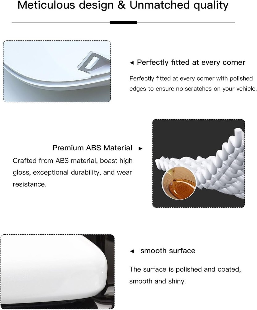 Direct Replacement Right Passenger Side Mirror Cover Cap Compatible with VW