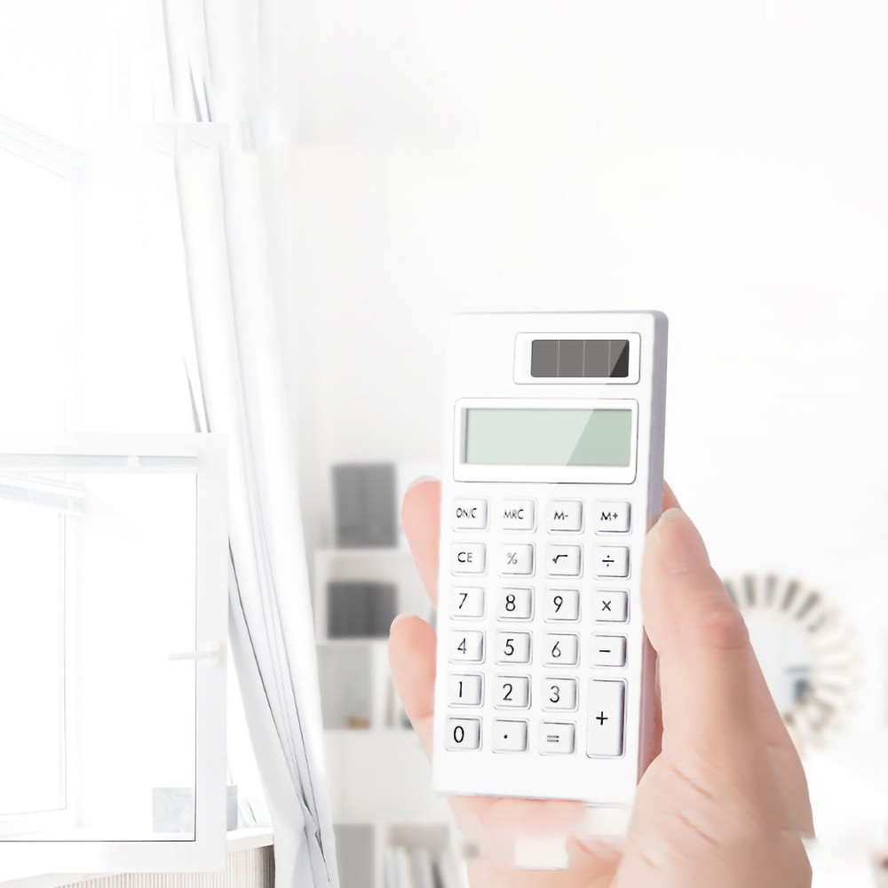 Hot Solar Calculator12 Basic Standard Calculator For Students Office Use (White)
