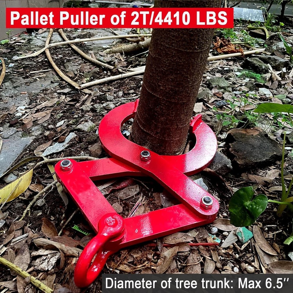 Pallet Puller Clamp Tool Plywood Limbs Unloading Small Tree Fence Post Removing