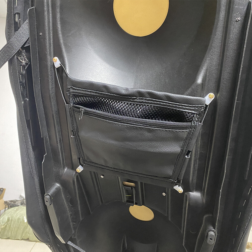 for SYM MAXSYM 400 400i Under Seat Storage Bag Leather Tool Bag