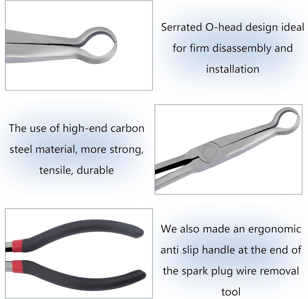 Spark Plug Boot Removal Pliers 11in Tool