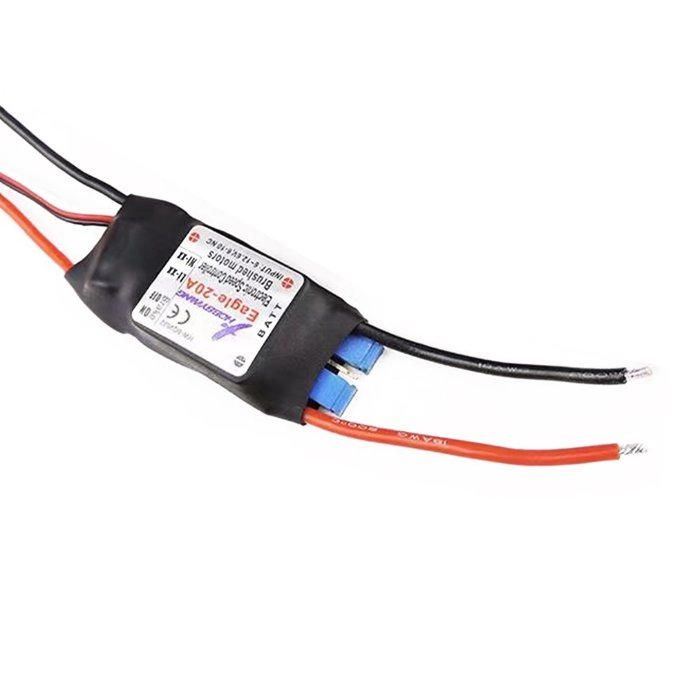 RC Airplane Plane Brushed Motor ESC for Hobbywing Eagle 20A Speed Controller N
