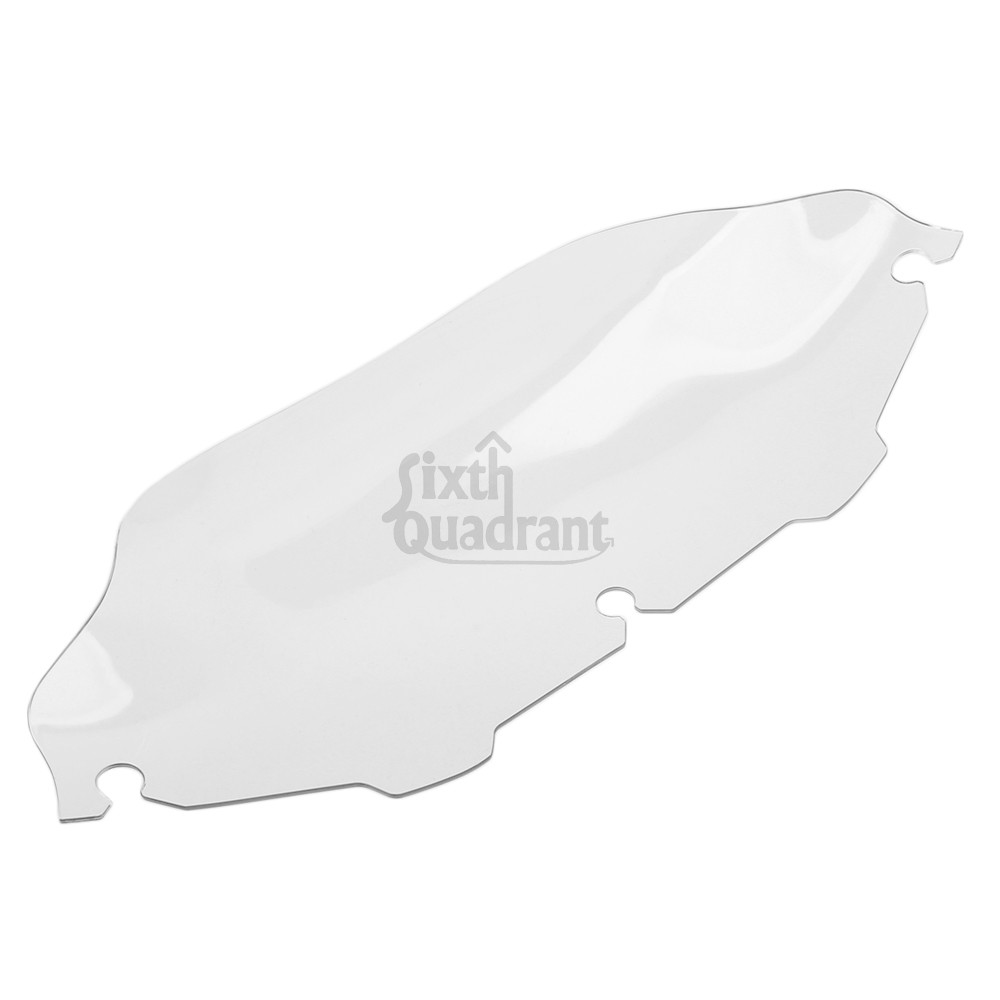 8" Clear Wave Windscreen Windshield For Harley Touring Electra Glide 1996-2013