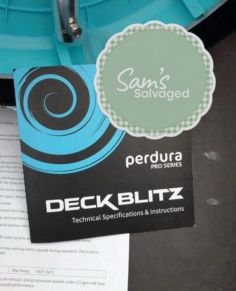 NEW OPEN BOX - Perdura Deck Blitz Surface Cleaner for Electric Pressure Washers