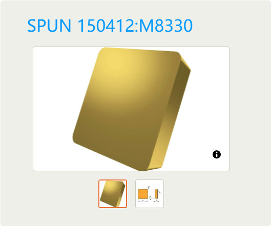 1      PCS       ORIGINAL        INSERTS       SPUN 150412:M8330