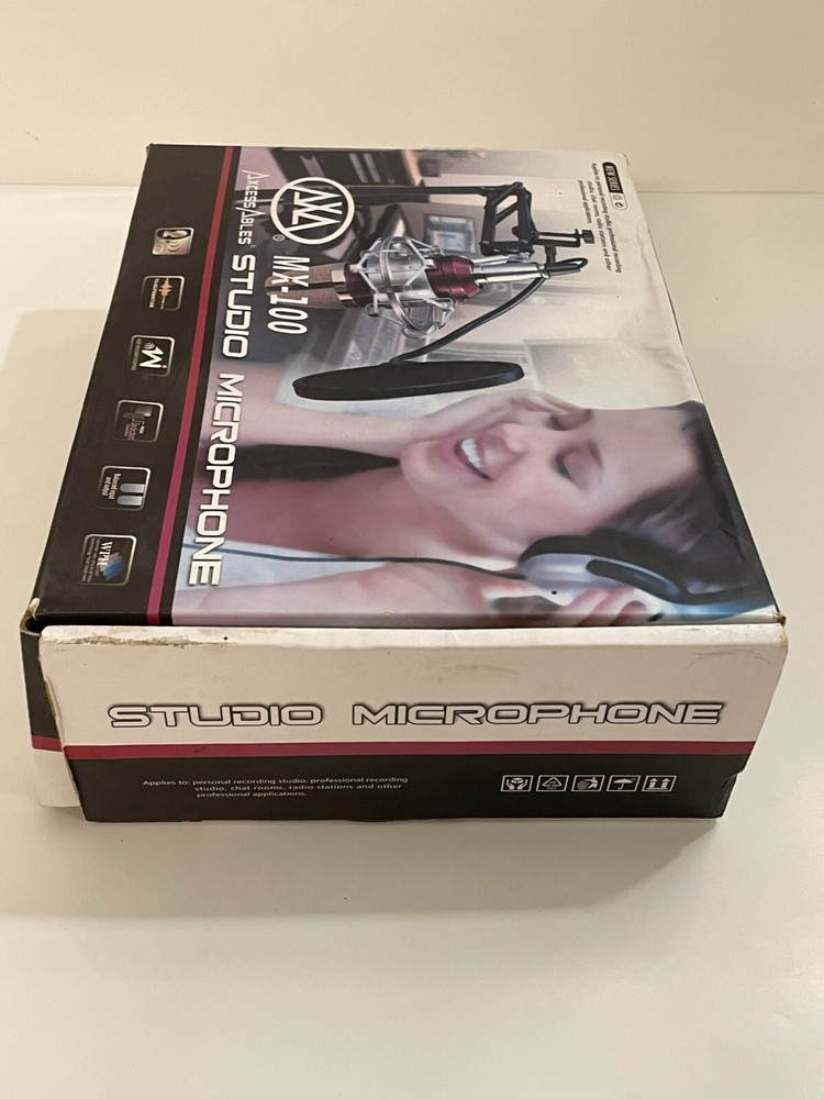 Axcess Ables MX-100 Studio Condenser Microphone Black