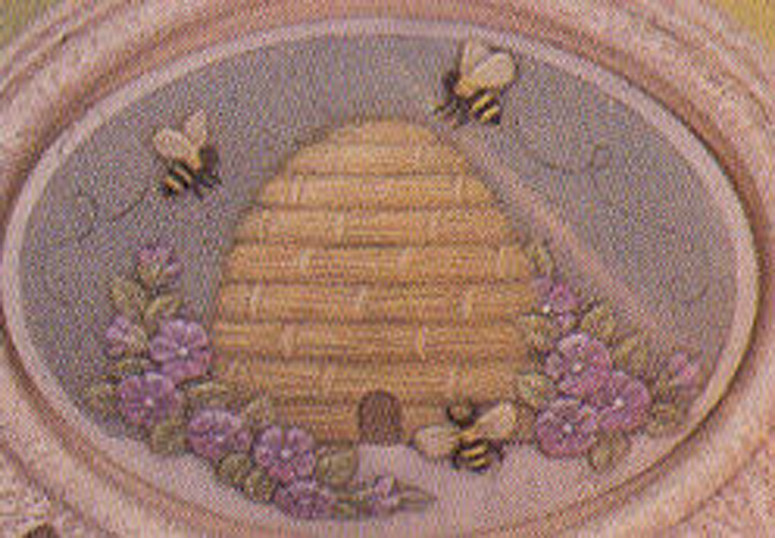 Ceramic Bisque~~ Ready to Paint~~ Bee Hive insert