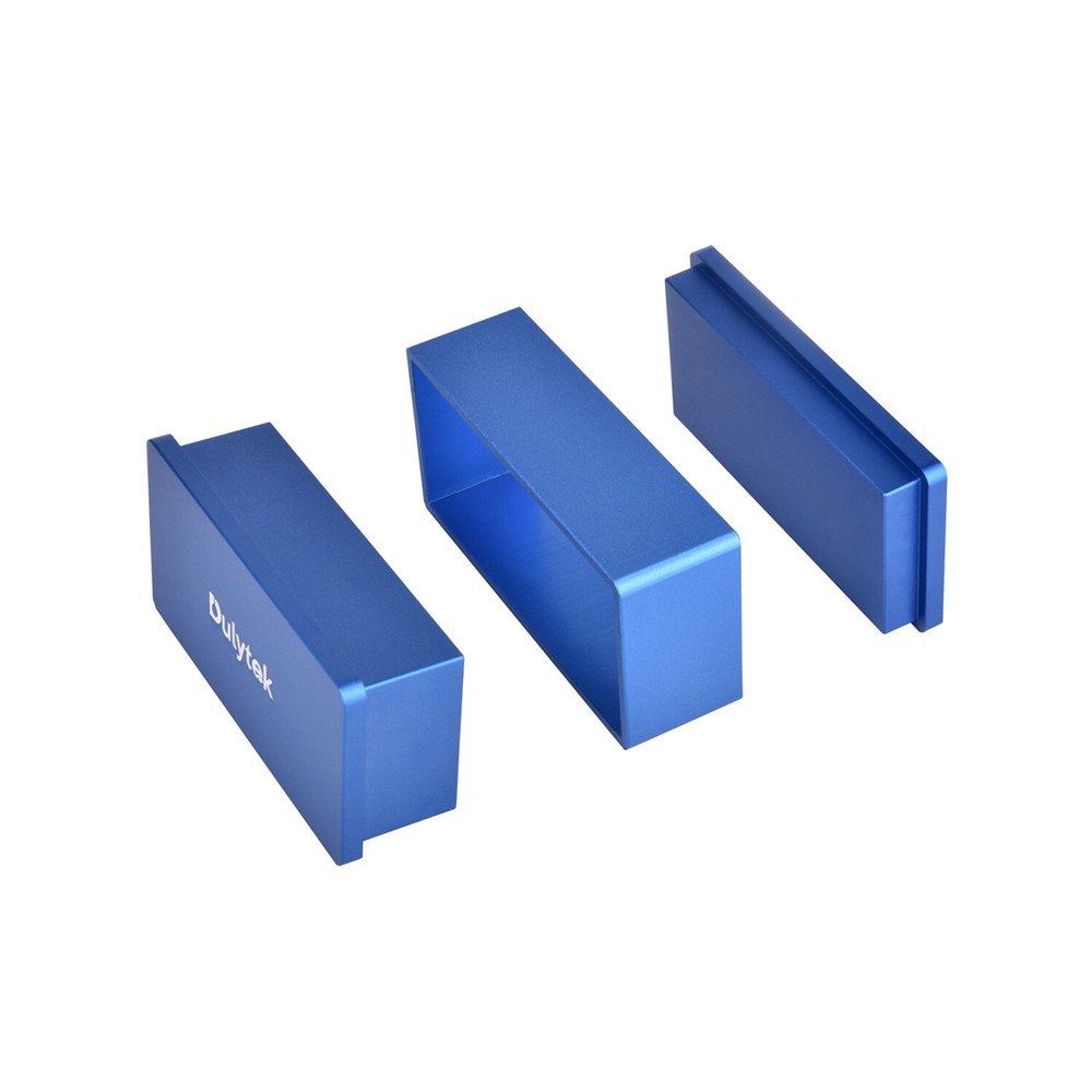 Dulytek Pre-Press Mold, Rectangular, 2" x 4", Anodized Aluminum, USA Made