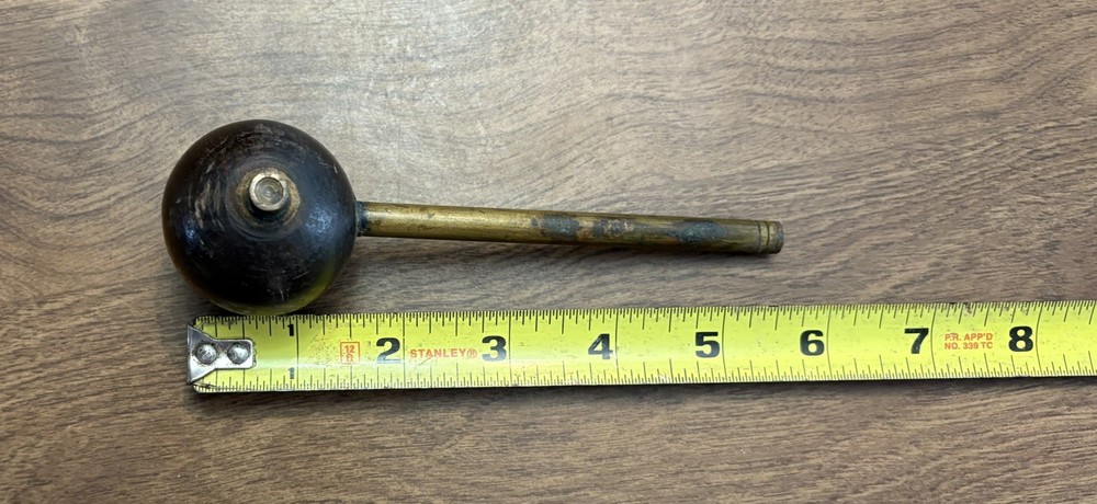 Muzzleloader Ball Starter Vintage Brass & Wood
