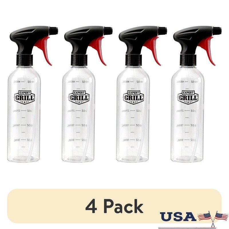 Leak Proof 17oz Spray Bottle 2-Function BBQ Grill Tool Moisture Control New