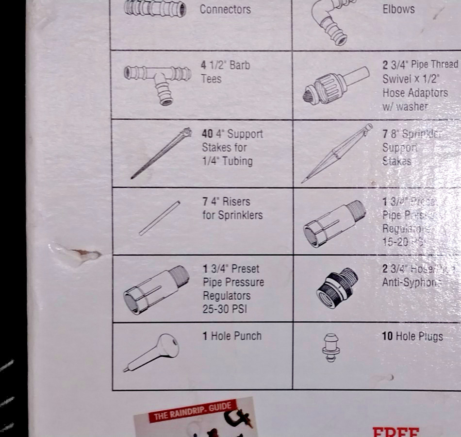 Raindrip Drip Watering Plus Super Saver Kit #93085/R538D 200ft Irrigation System