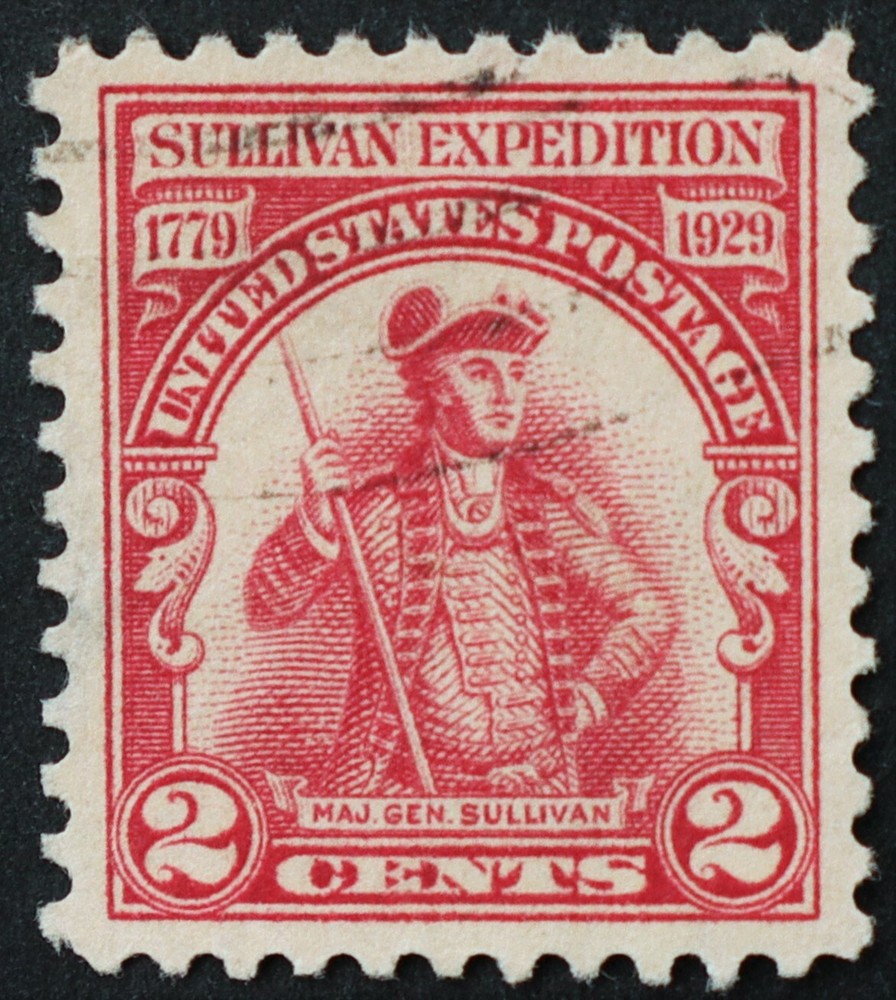 U.S. Used #657 2c Sullivan Expedition, Superb Appearing (thin). Nice!