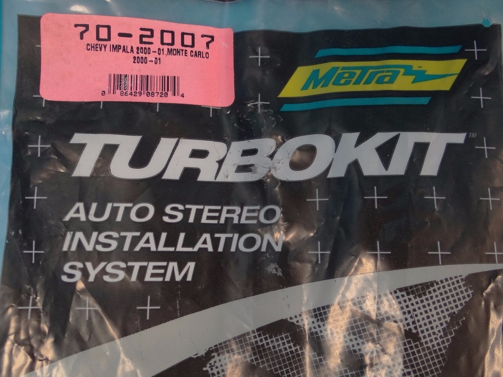 New Metra Installerworks Audio Stereo Installation System 70-2007 Chevy Impala