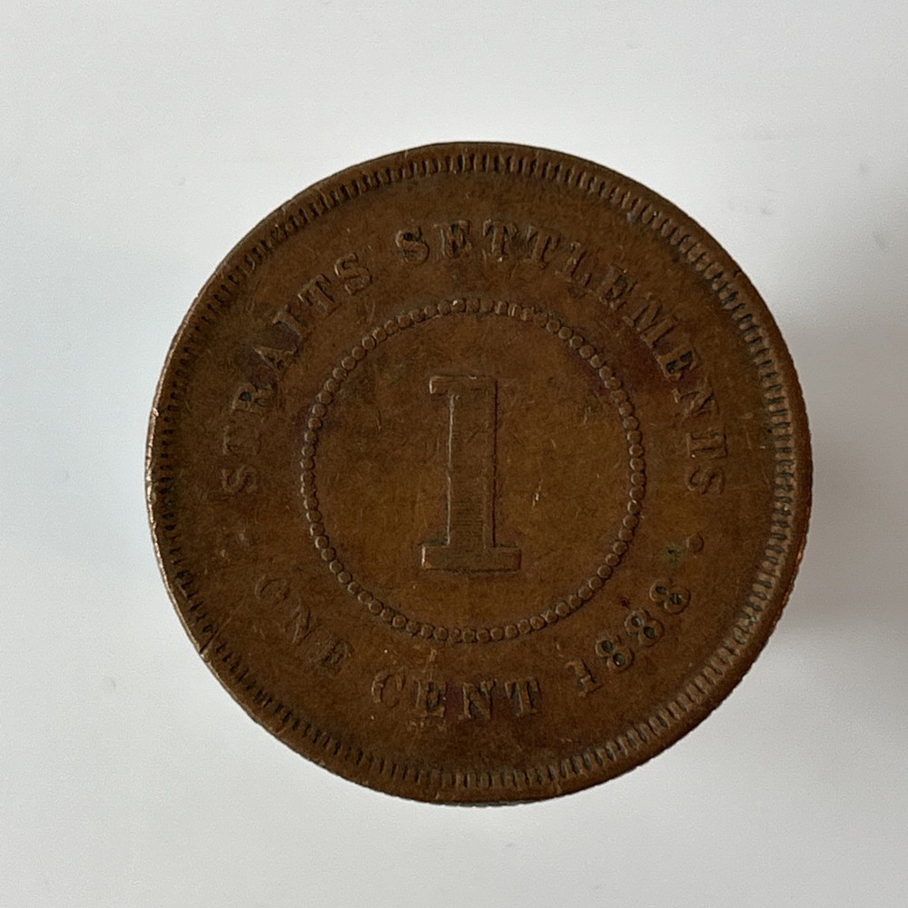 1888 Straits Settlements Cent Bronze