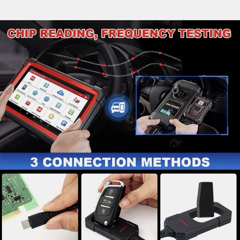 Launch X431 Key Programming Remote Maker w/ Smart Key for X431 PAD V IMMO PLUS