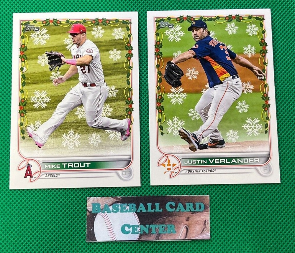 2022 Topps Holiday Complete Your Base Set 1-200 Metallic Inserts U-Pick