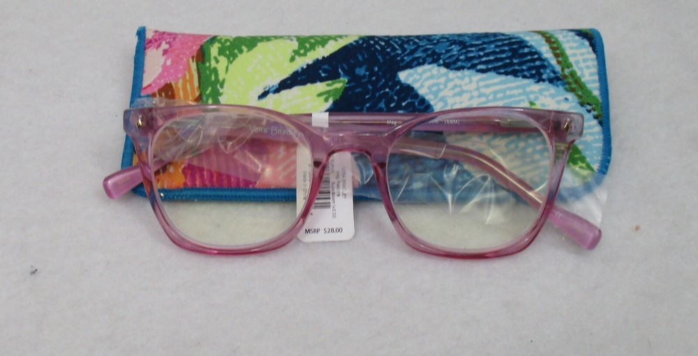 Vera Bradley Meg Reading Glasses Superbloom Pattern 2.00