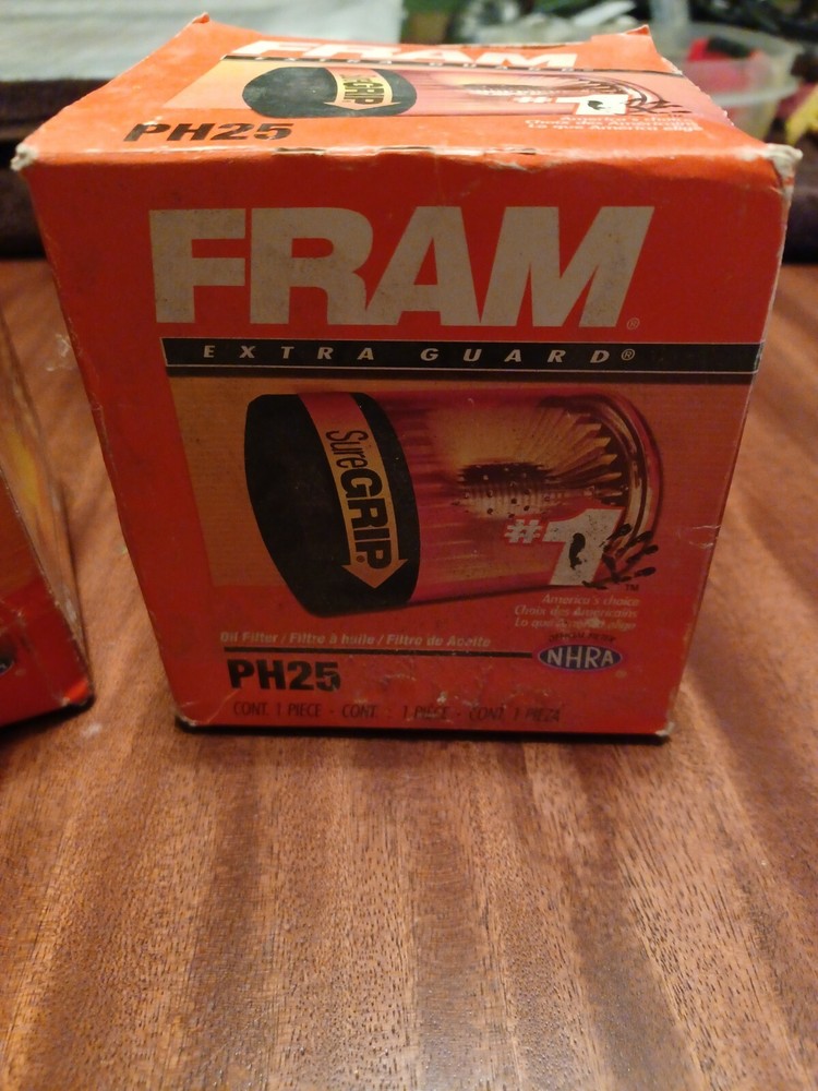 FRAM Extra Guard PH25 Oil Filter Quantity of 2