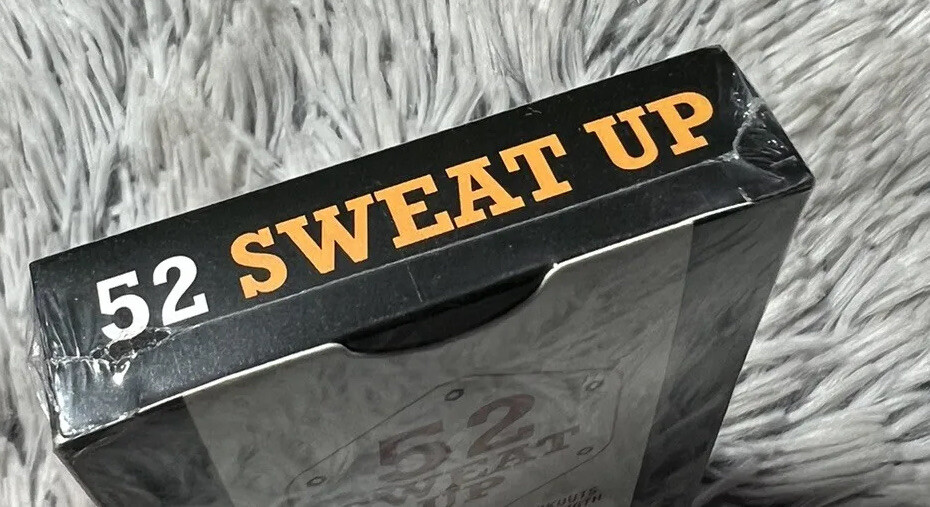 52 Sweat Up Workout Cards Deck New
