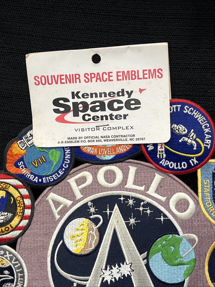 Complete NASA Apollo Patch Set 2 3.5" - 12"