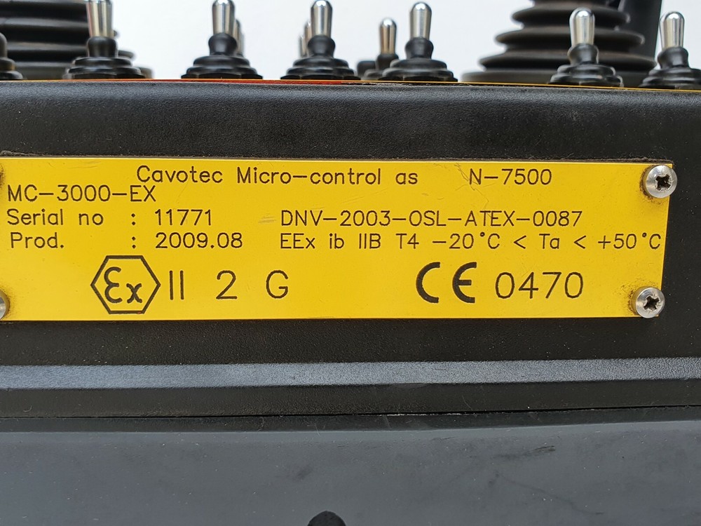 CAVOTEC MC-3000+ EX Remote Aker Solutions Torque Master Maintenance / Emergency
